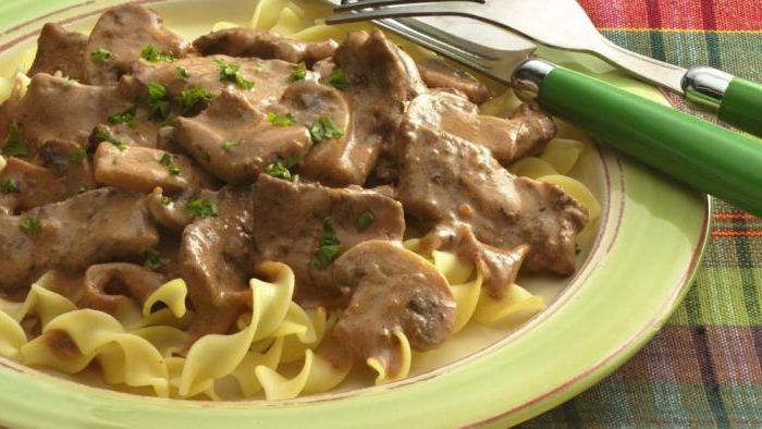 говеждо stroganoff рецепта с снимка