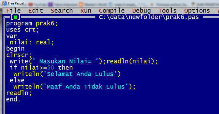 Структурата на програмата Pascal: програмиране за начинаещи
