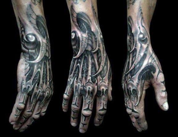 Мъжки татуировки върху ръката: характеристики на чертежа